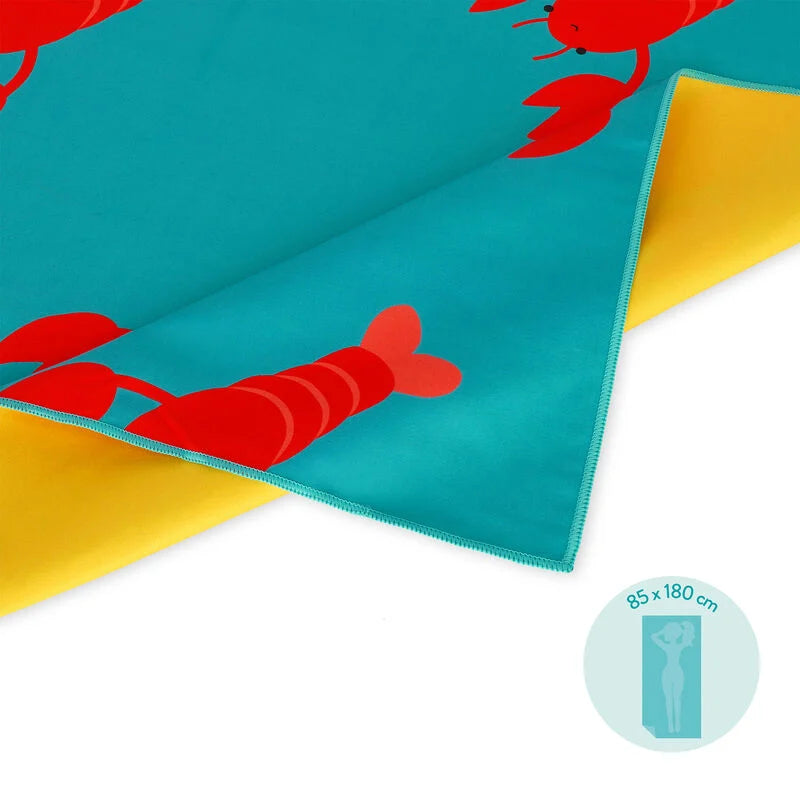 Lobster beach towel