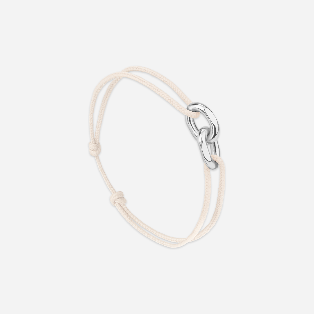 Union Bracelet - Lisbon White/Silver