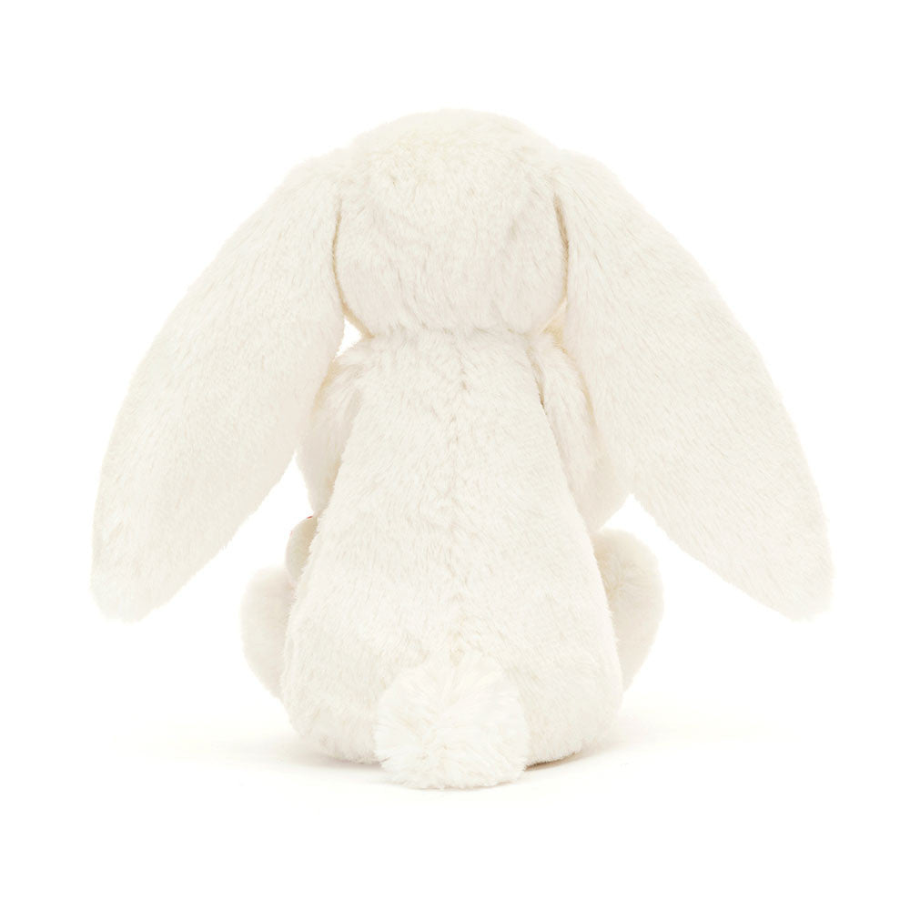 Plush Bashful Bunny with Candy Cane