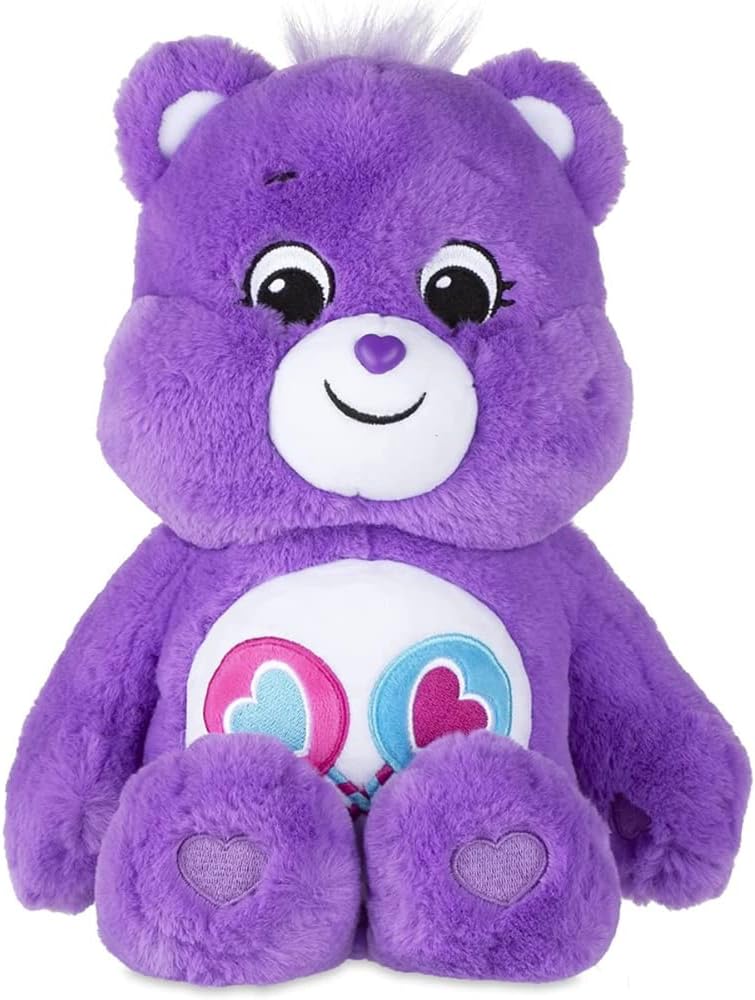 Peluche Bisounours Tougentille violet