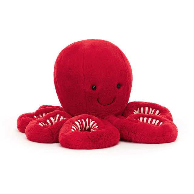 Plush Cranberry Octopus Large