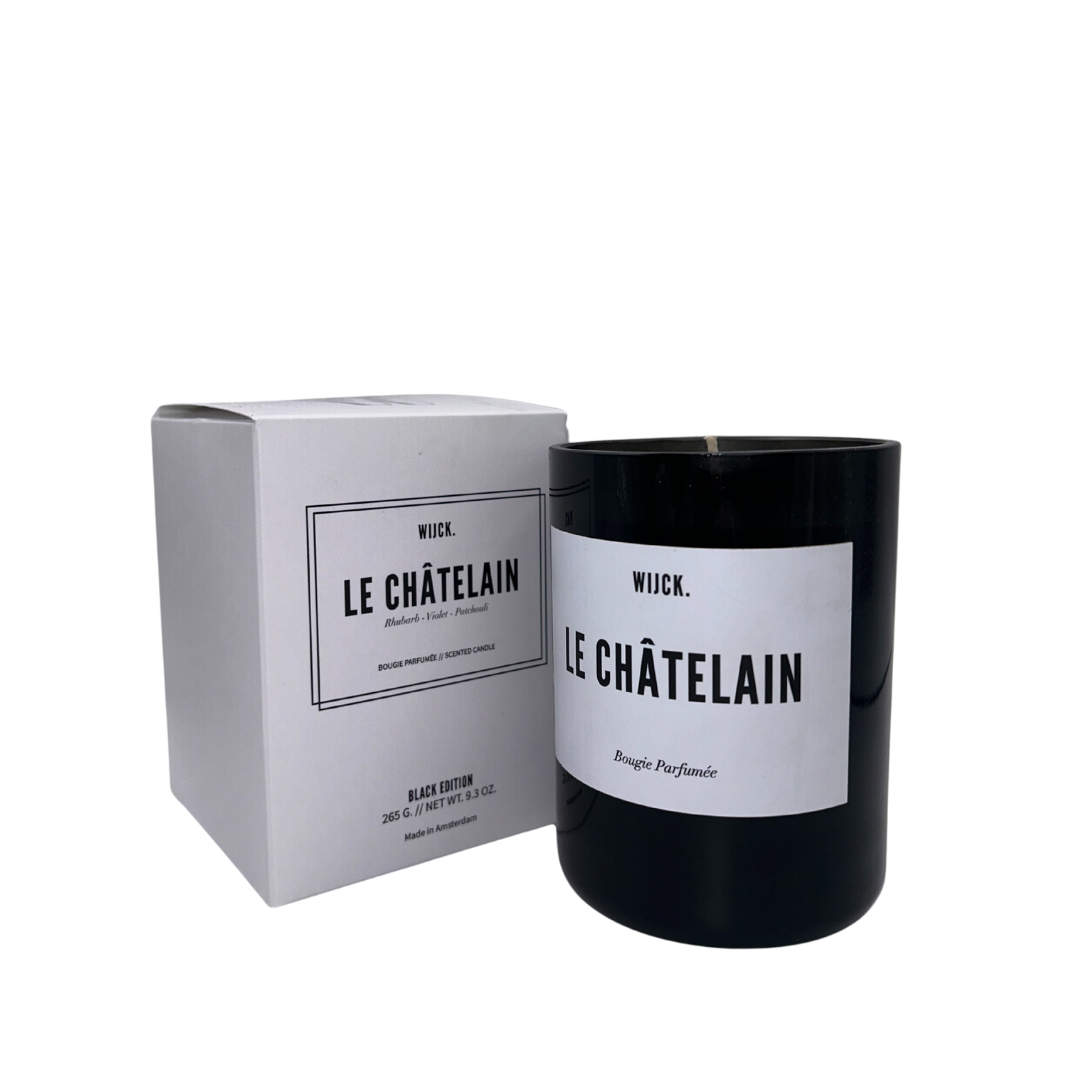 Le Chatelain Scented Candle - Rhubarb, Violet and Patchouli