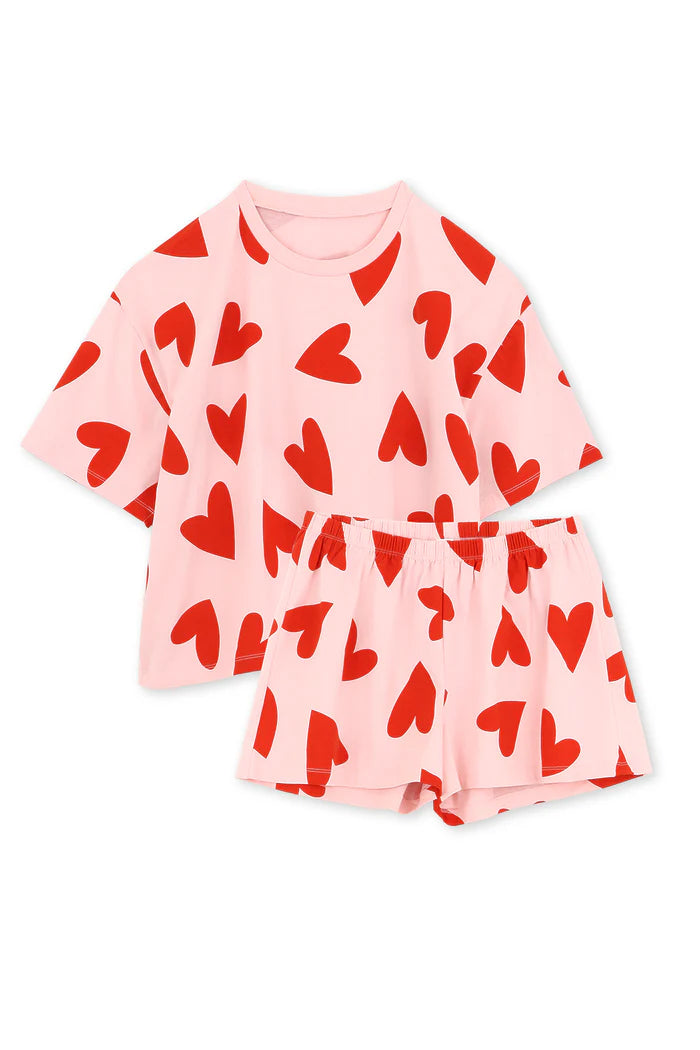 Pyjama en coton Bio Mi Amor Rose