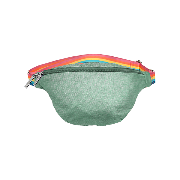 Sac Banane irisee vert Caramel Cie
