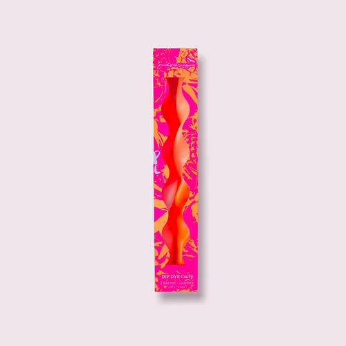 Bougies Dip Dye Curly édition Miami Rose