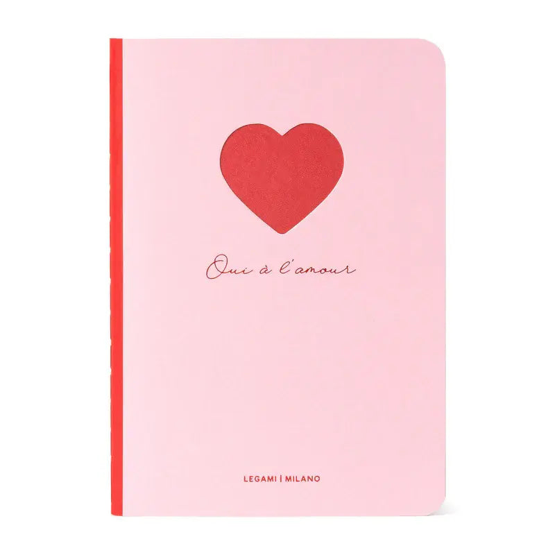 A6 Ruled Notebook - Heart