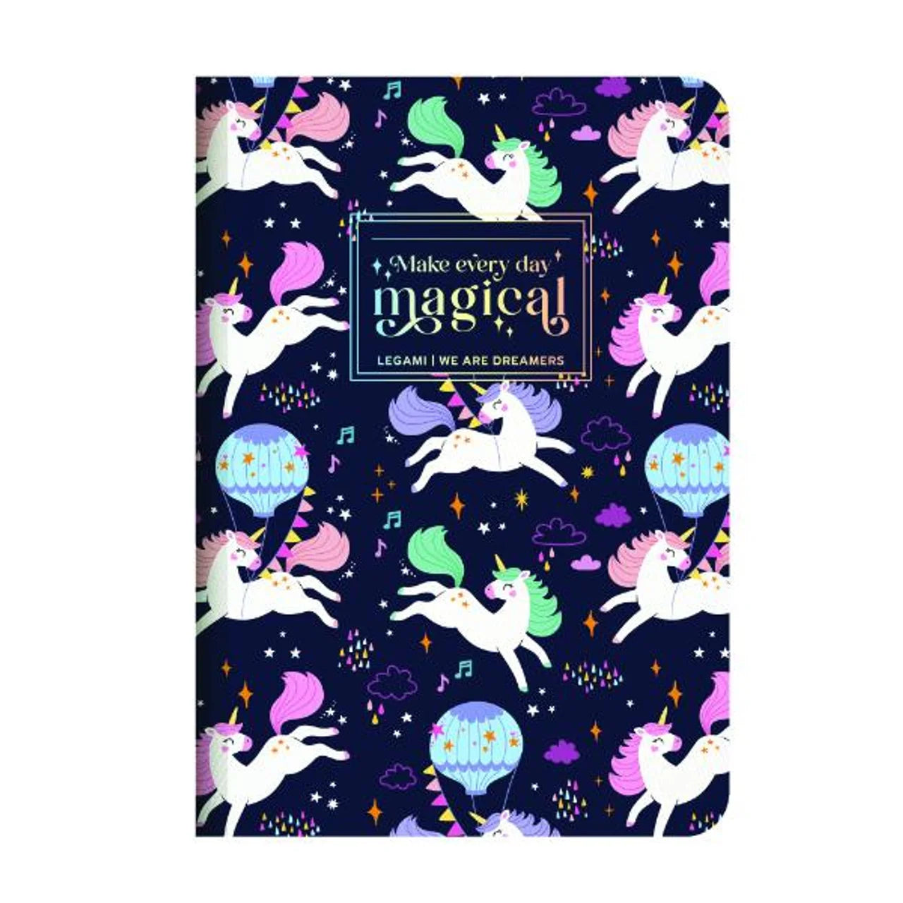 Ruled Notebook - Unicorn - A6