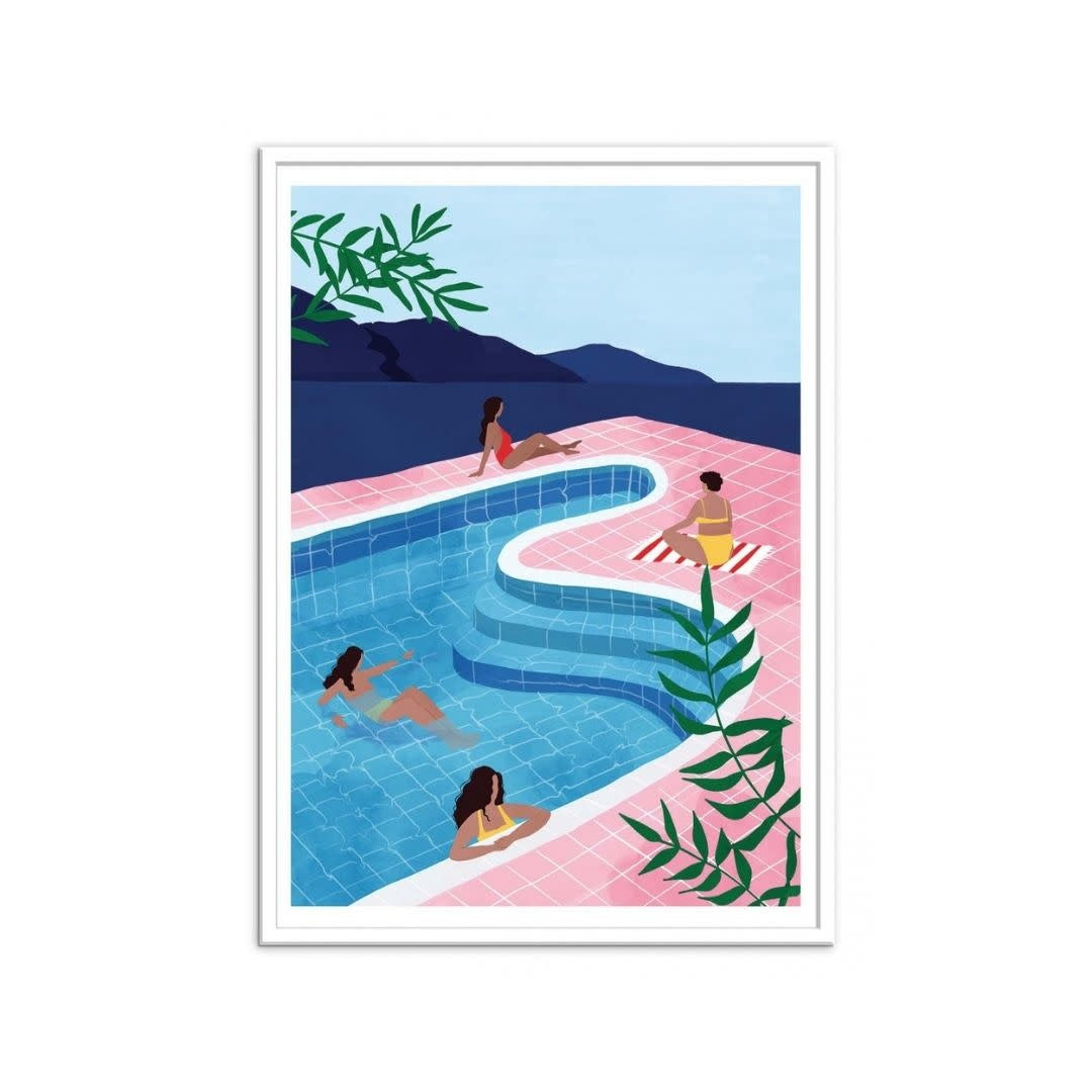 Pool ladies poster