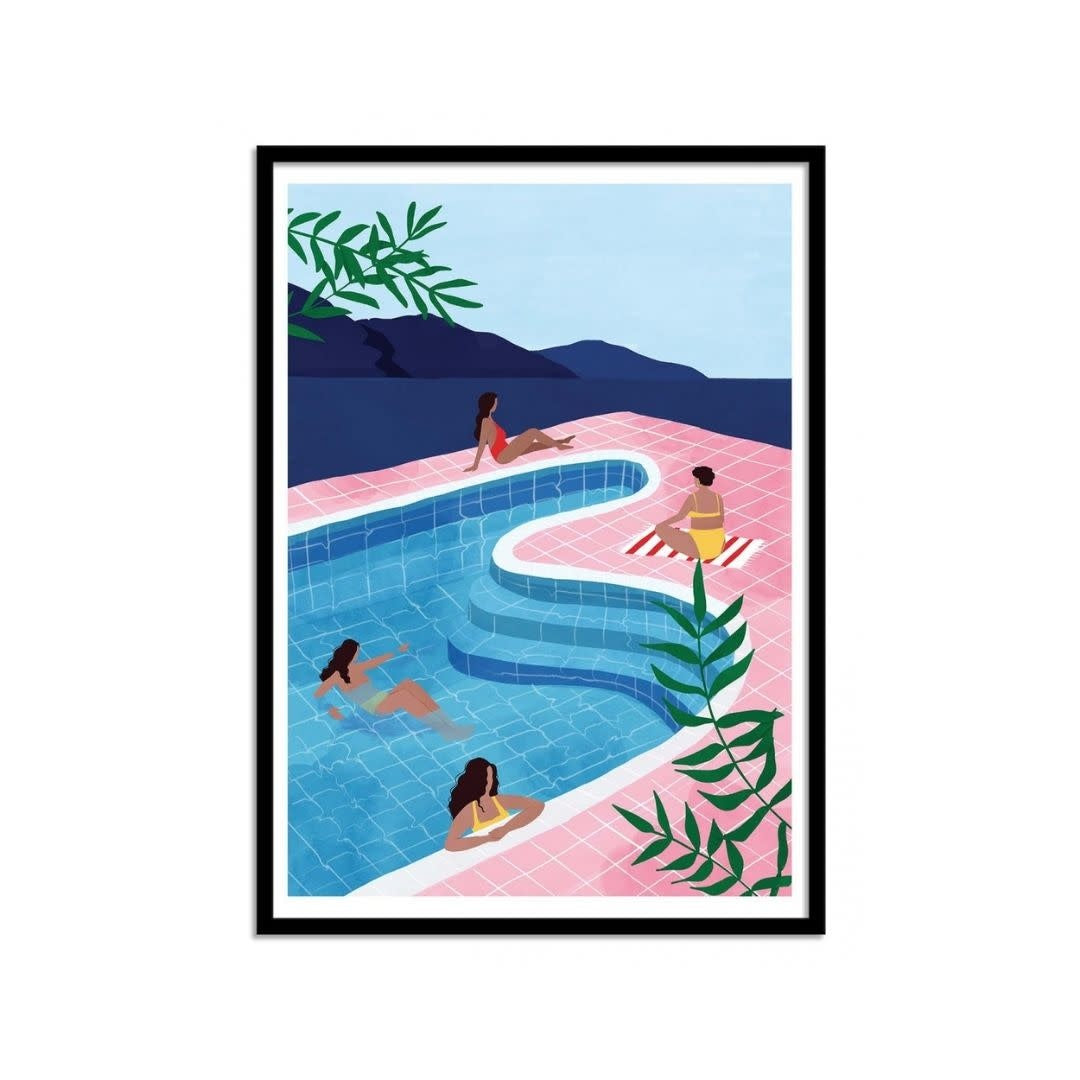 Pool ladies poster