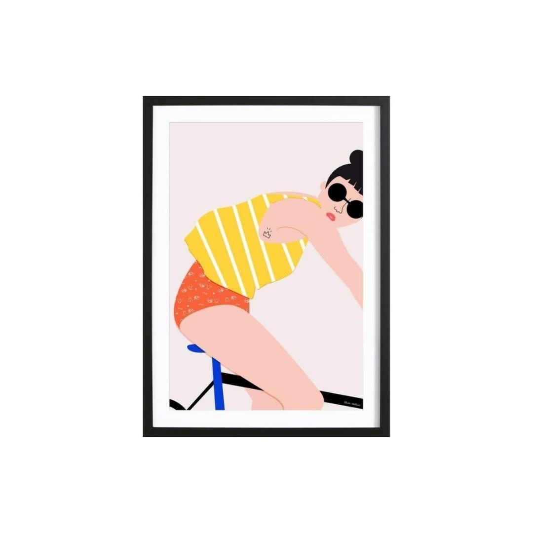 Poster Celeste Wallaert Bike - 30X40 cm