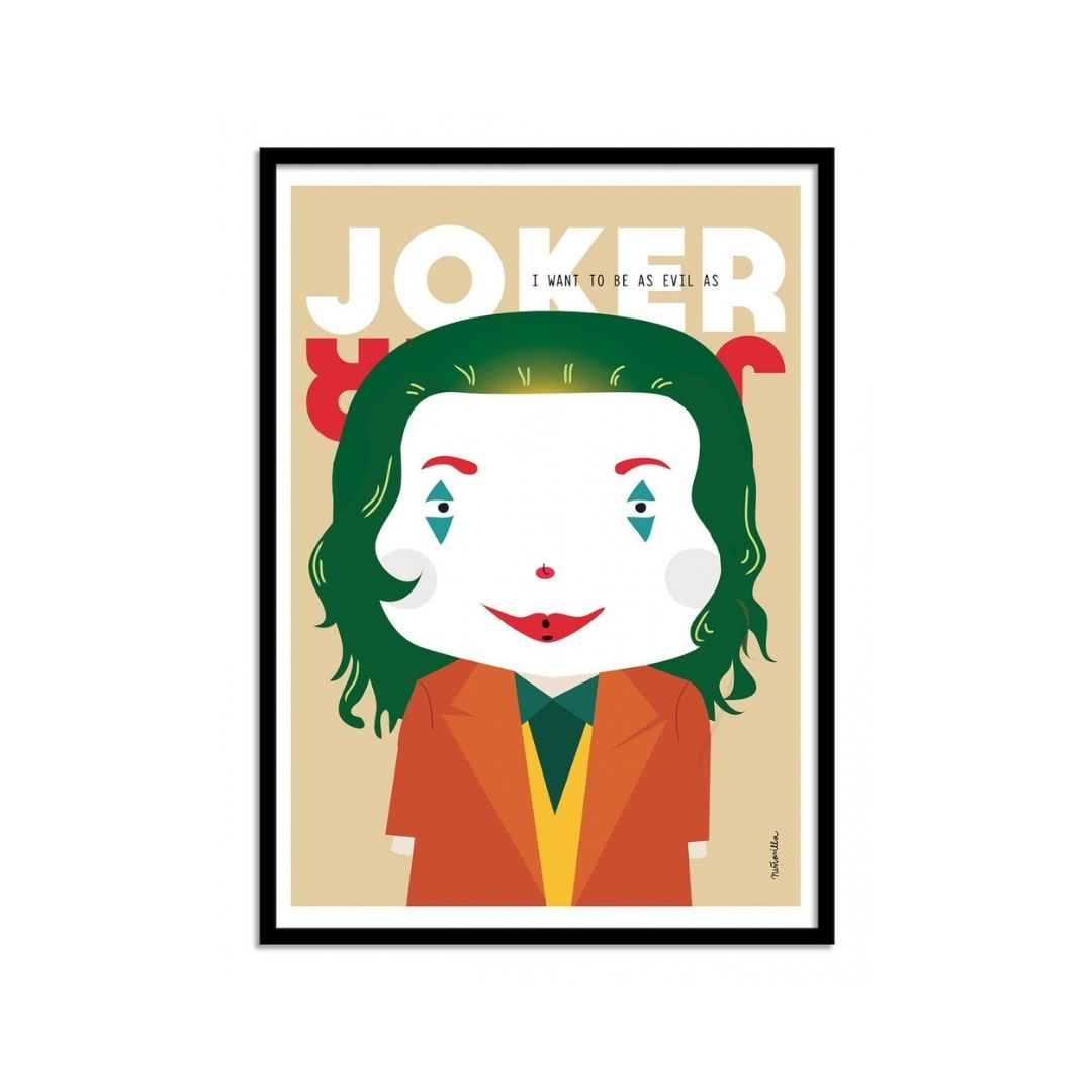Affiche 30x40cm NINASILLA Joker