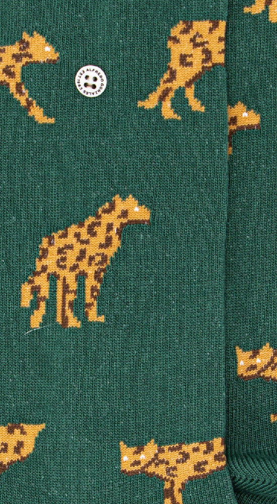 Green Jaguar Socks