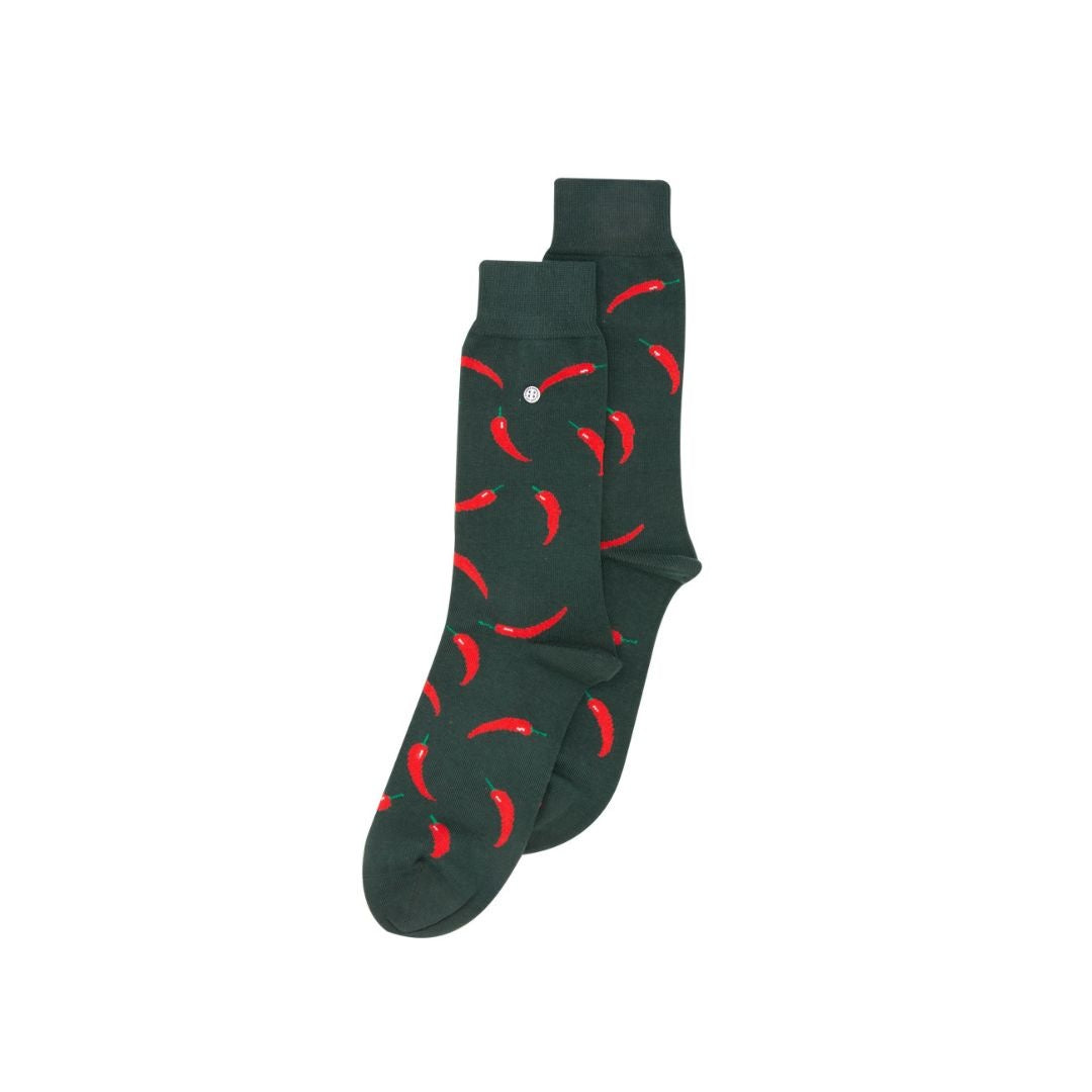 Dark green chilli socks