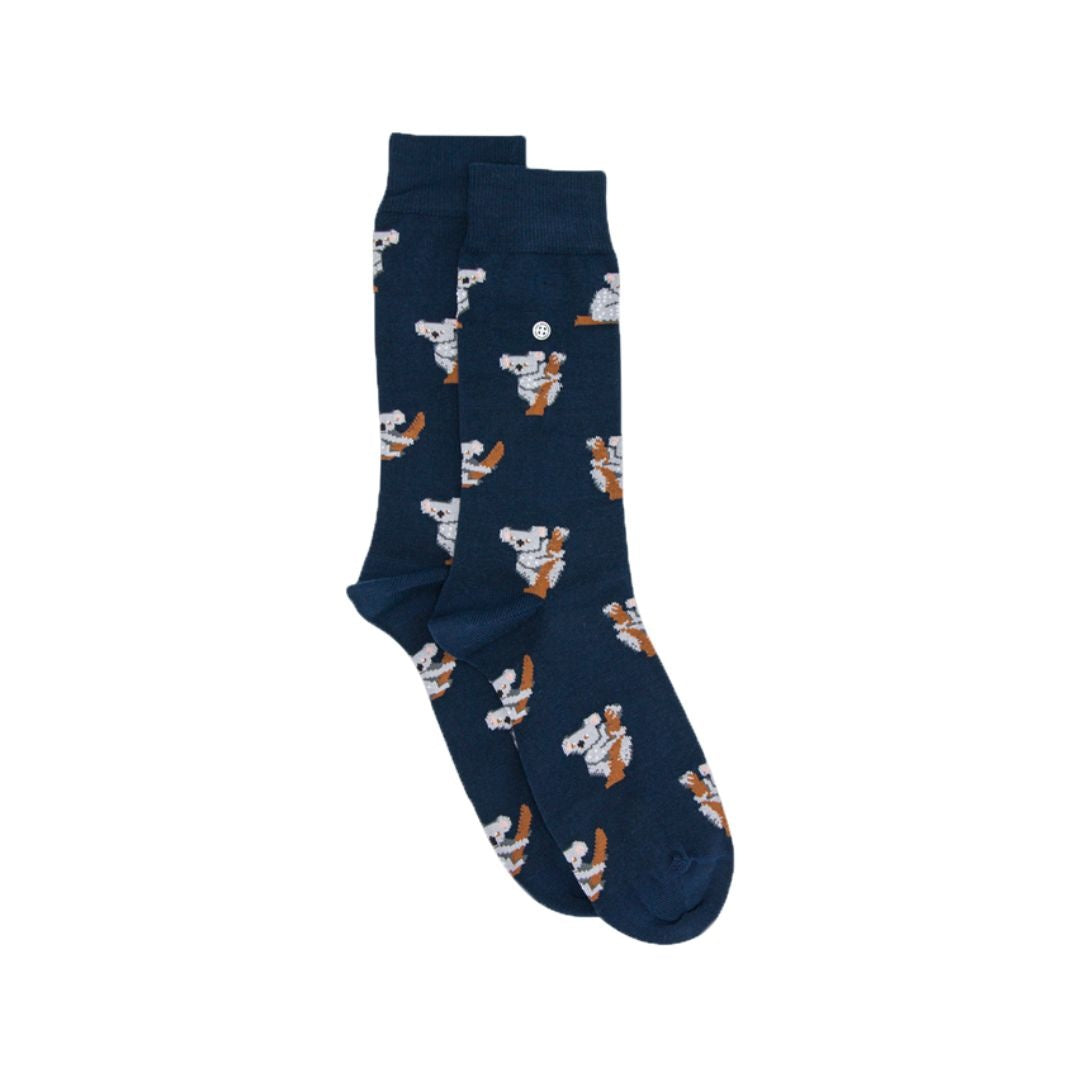 Koala Socks Blue 