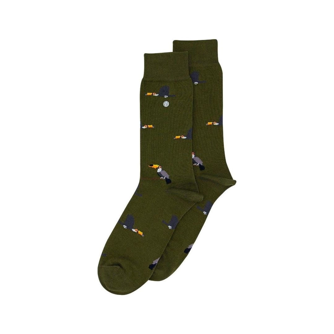 Green Toucan Socks 