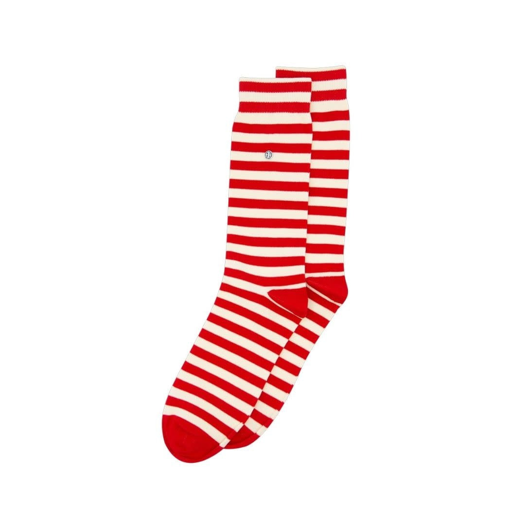 Harbour Socks Red Stripes 