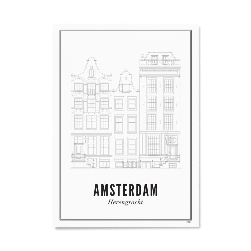 Affiche Amsterdam Herengracht