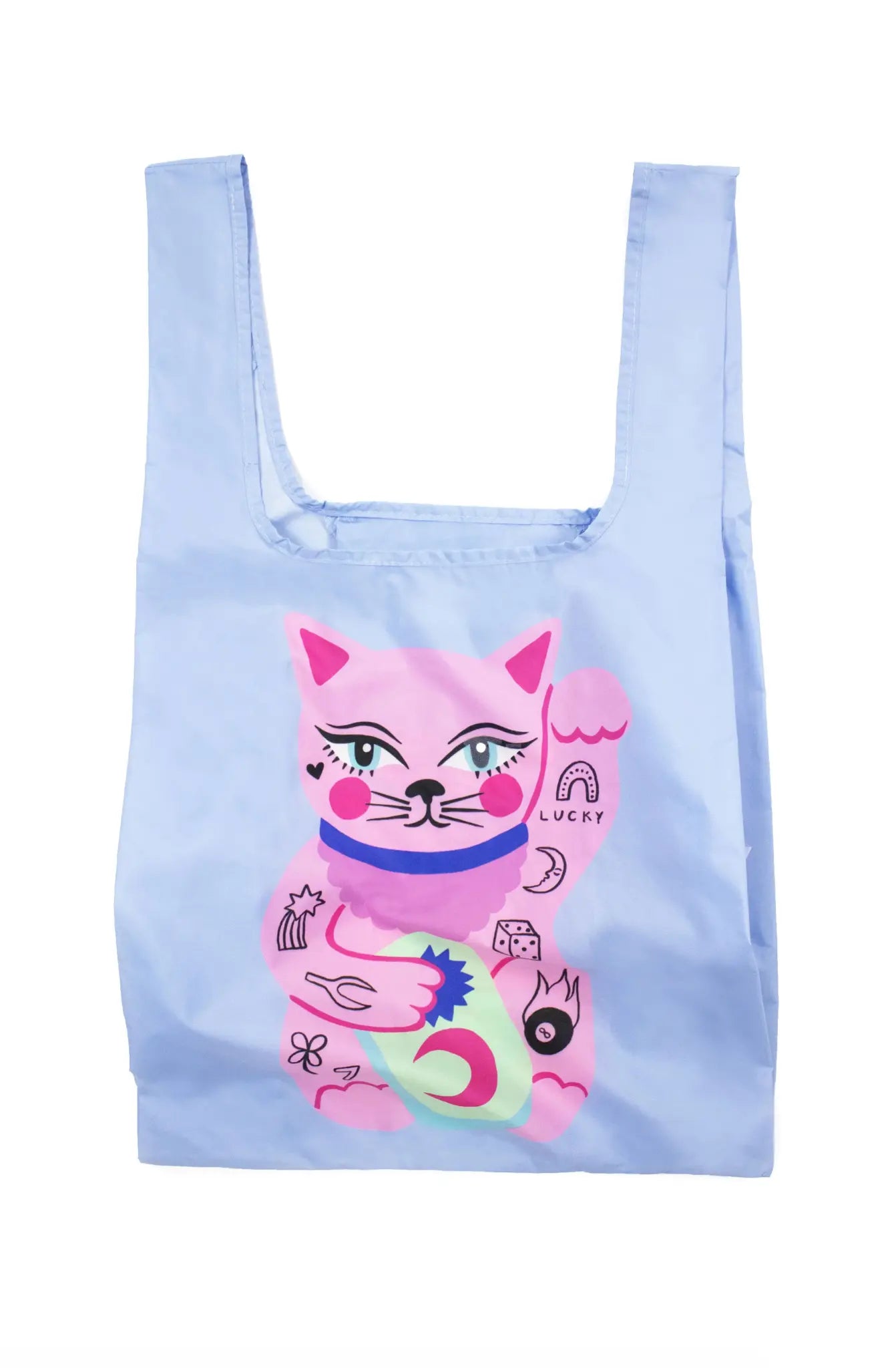 Medium Reusable Bag - Amy Hastings Lucky Cat