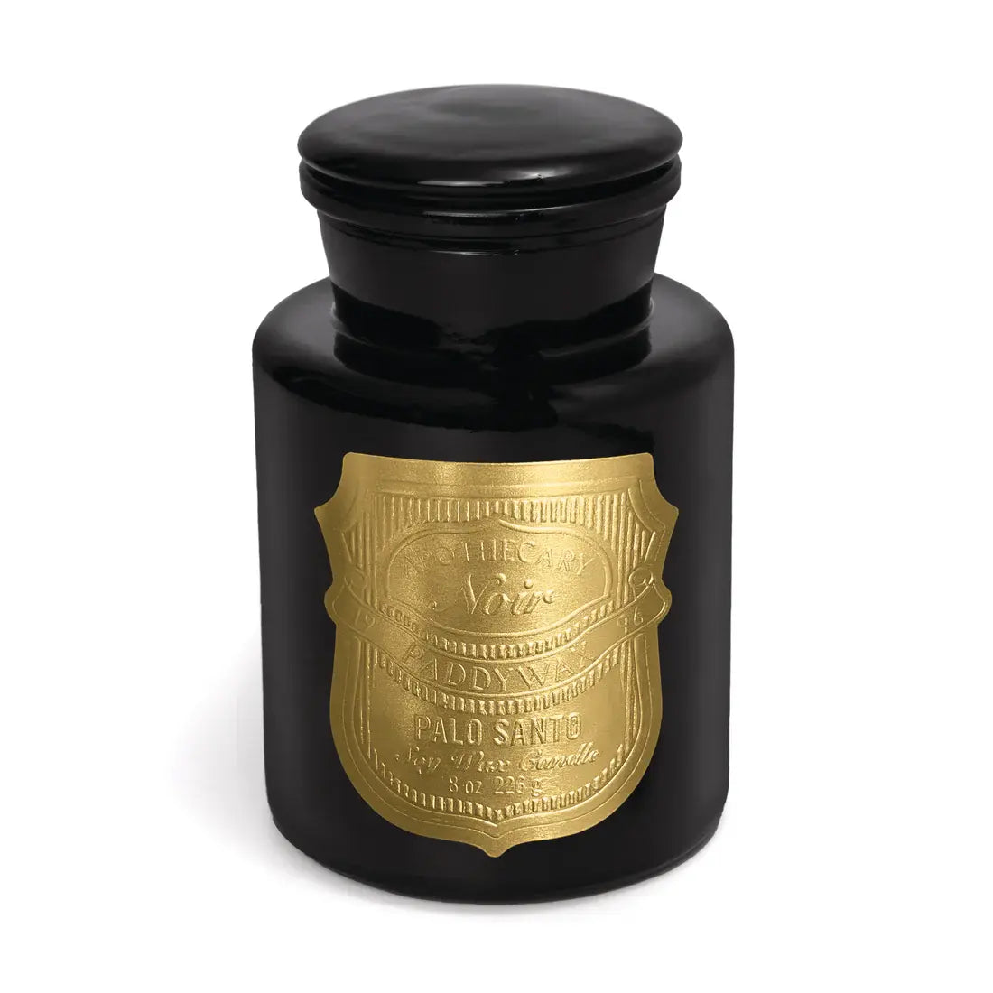 Bougie Apothecary Noir parfum Palo Santo