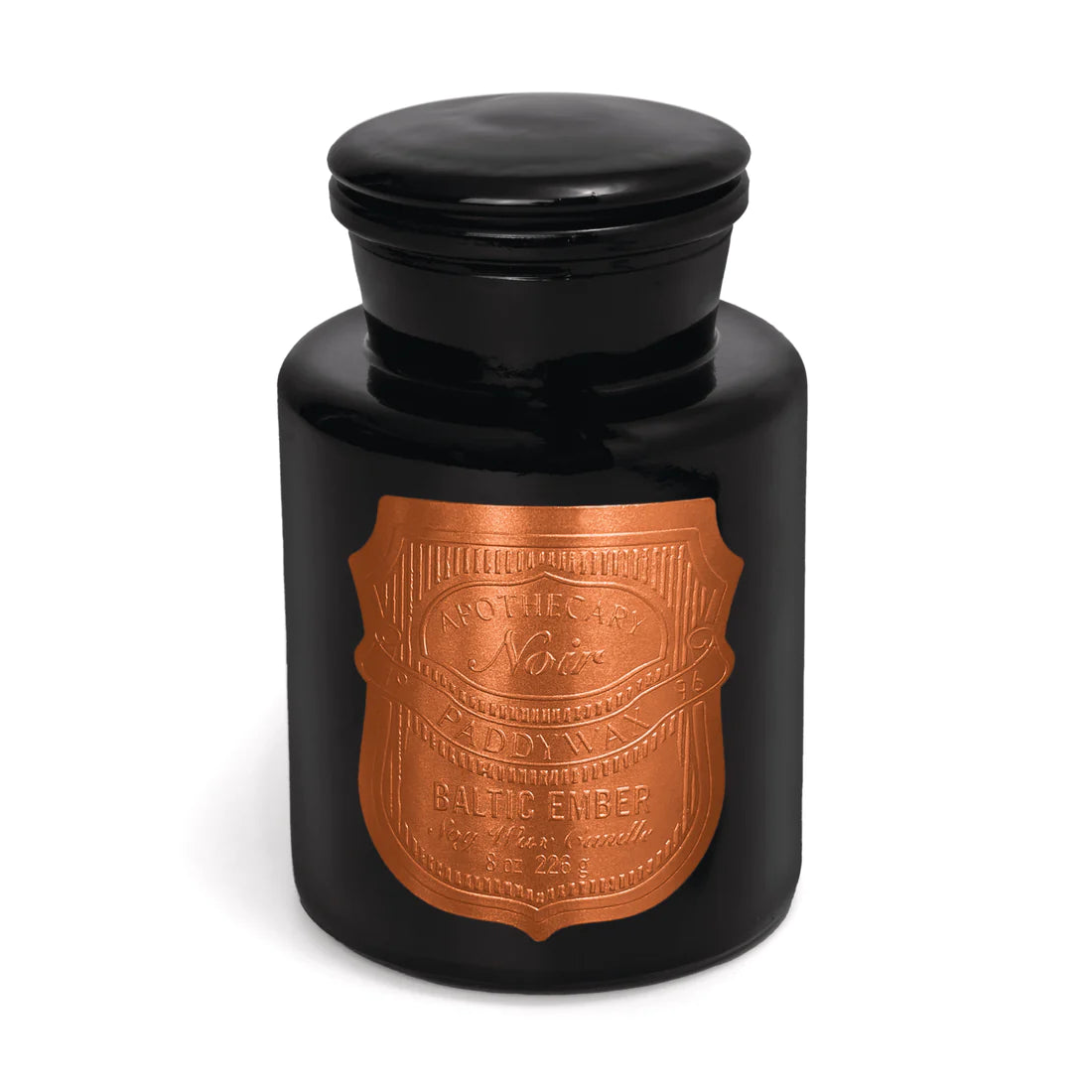 Bougie Apothecary Noir Braise de la Baltique