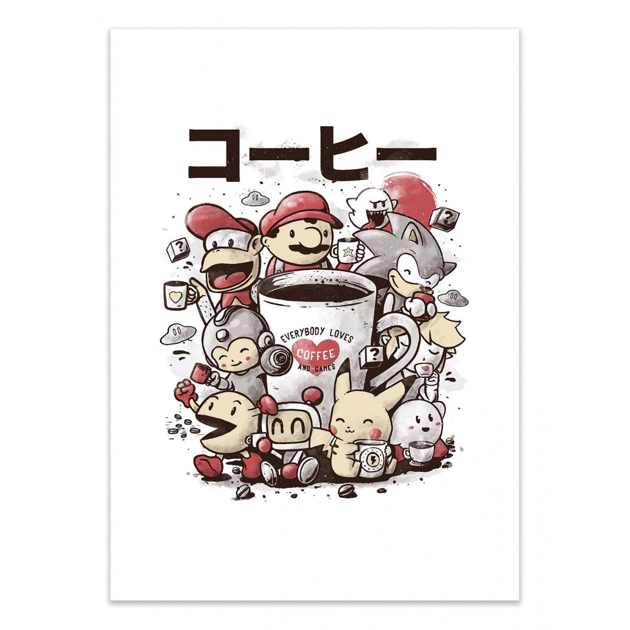 Coffee and games poster