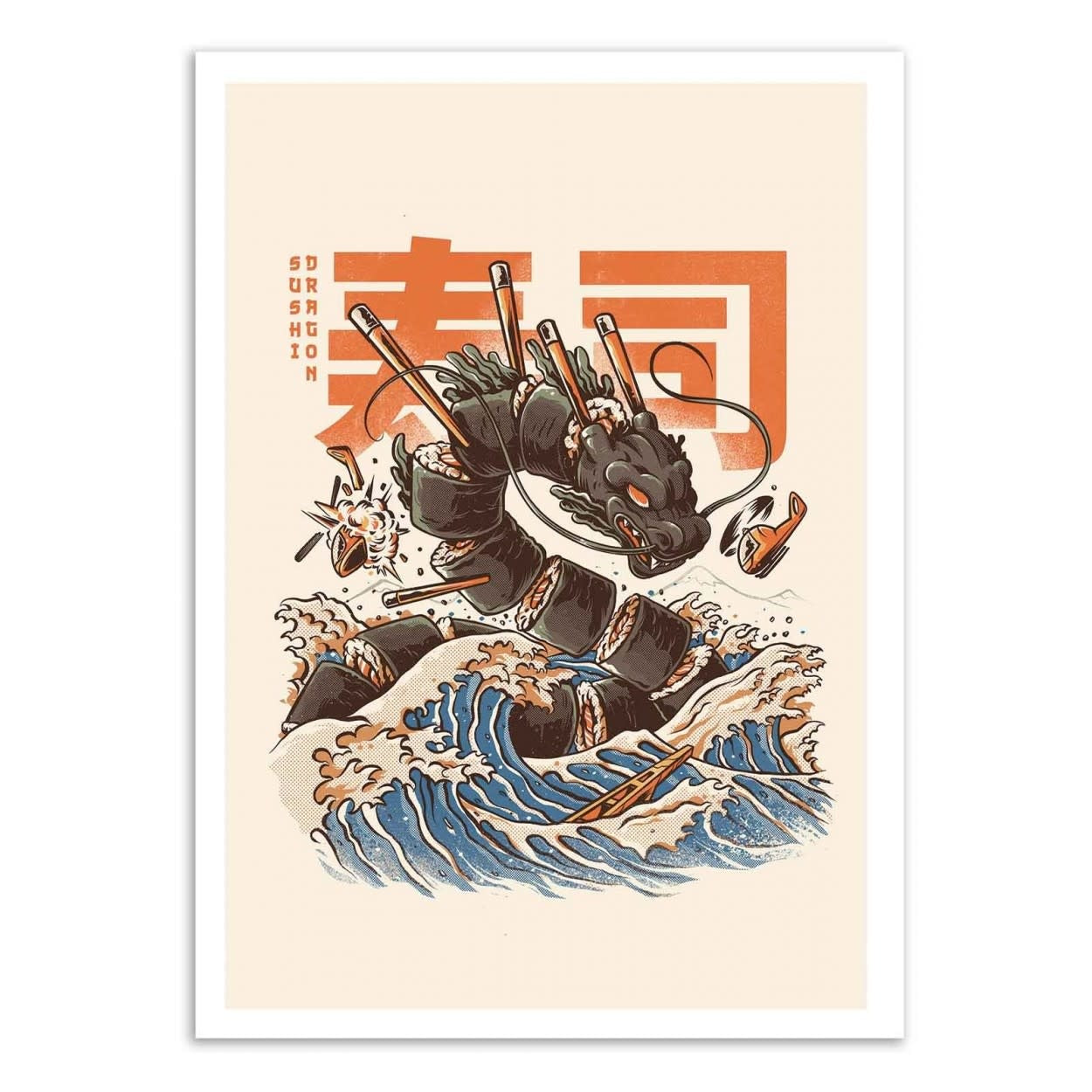 Affiche Sushi Dragon