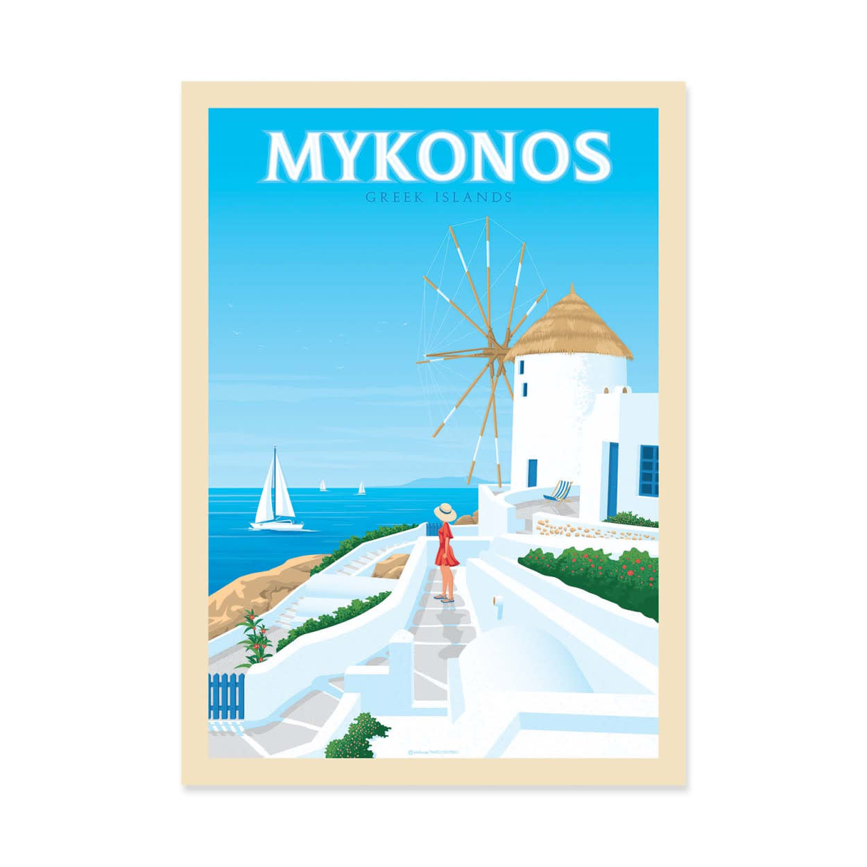 Olahoop Poster - Mykonos
