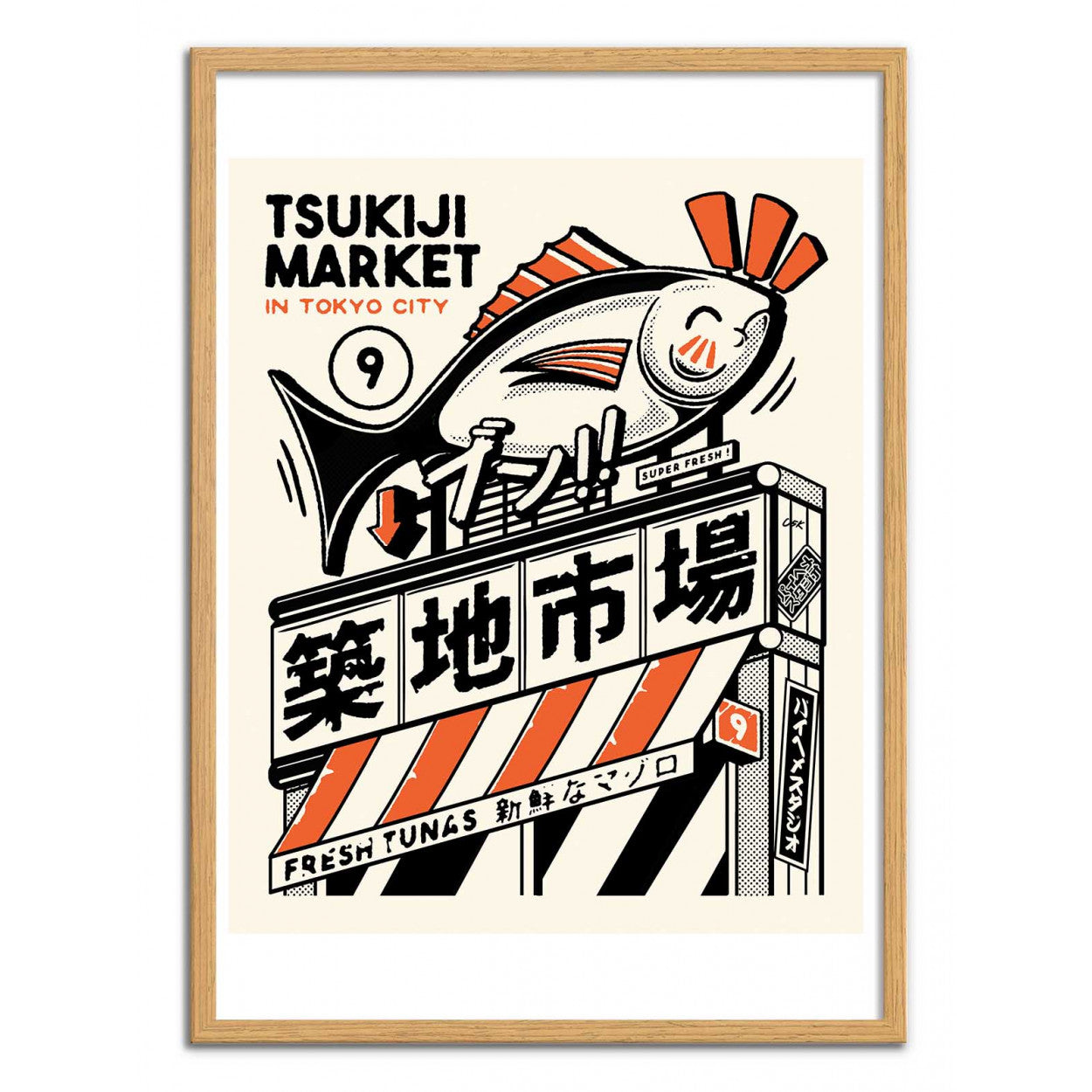 Affiche Paiheme studio - Tsukiji Market