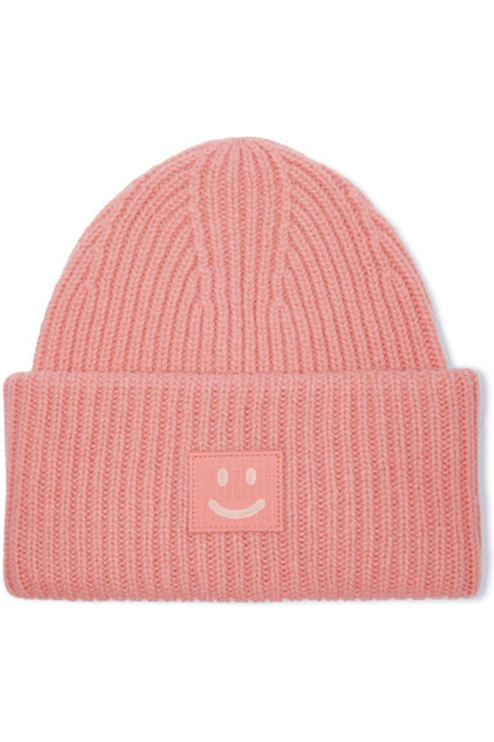 Pink hat in recycled fibres - Beanie Smile 