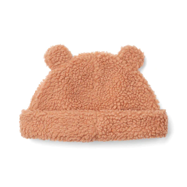 Bibi Pile Beanie with ears Tuscany Rose 