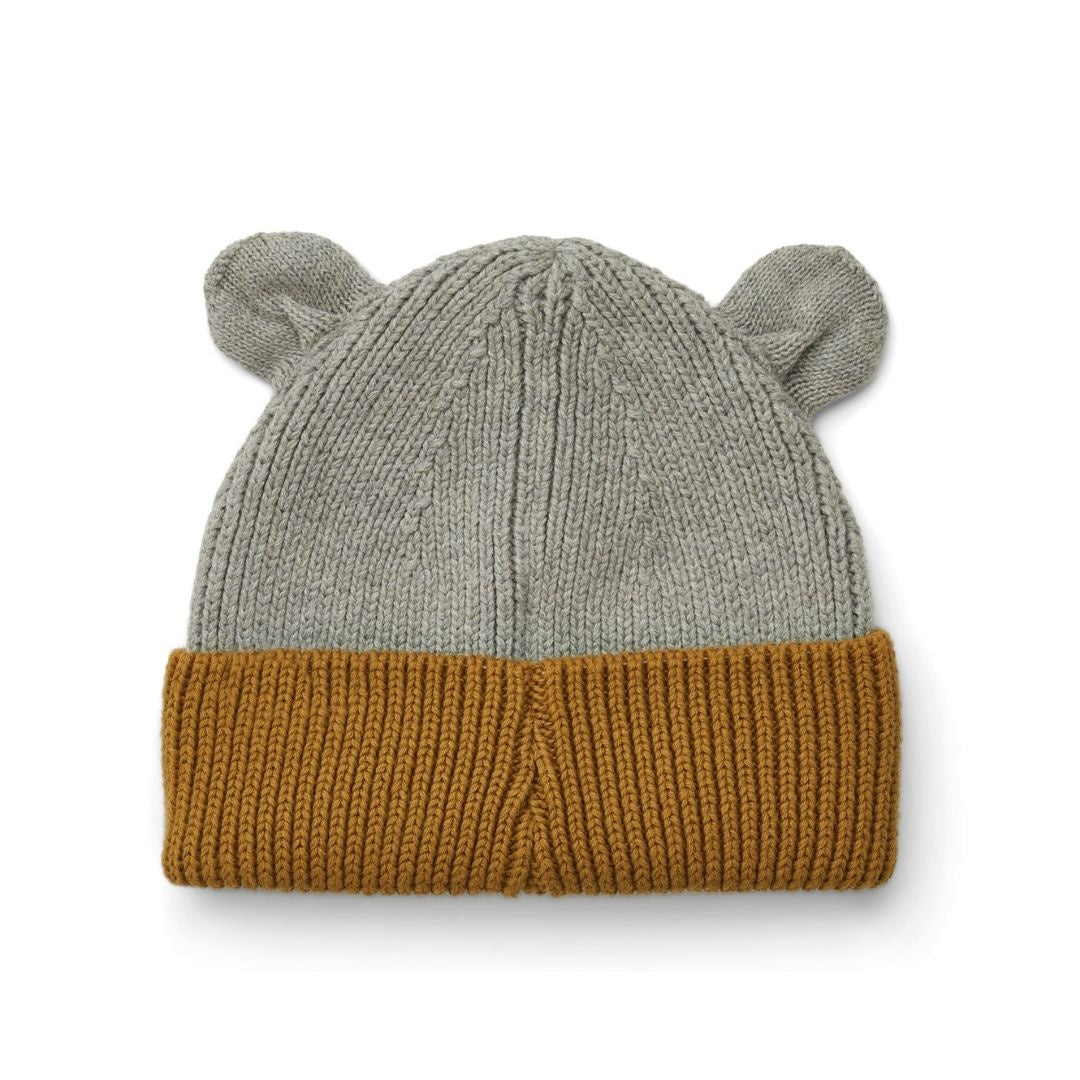 Gina Beanie grey melange/golden caramel