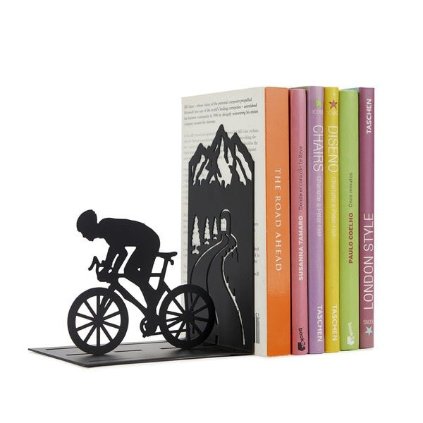 Bookends - Cyclist Black 