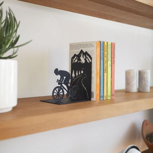 Bookends - Cyclist Black 