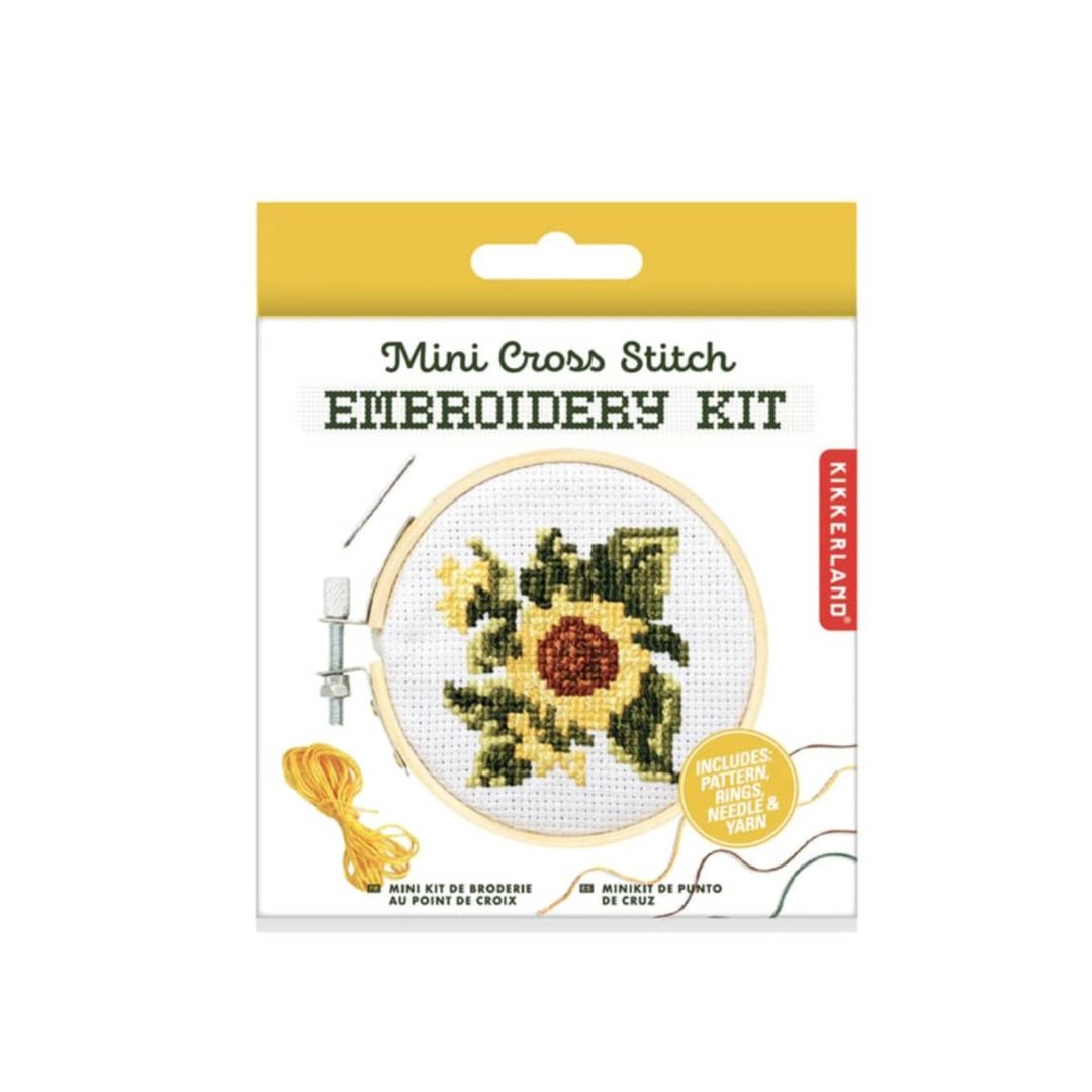 Sunflower embroidery kit