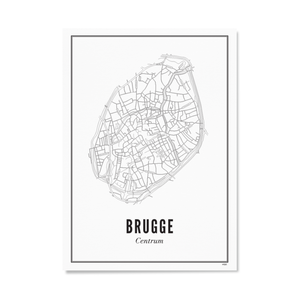 Affiche Bruges