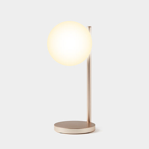 Golden Bubble Induction Table Lamp and Charger 