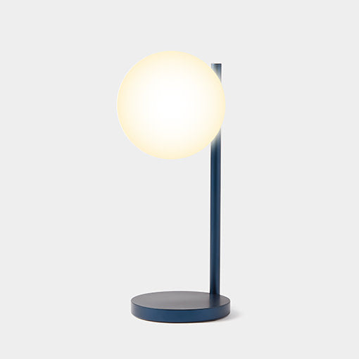 Bubble Dark Blue Induction Table Lamp and Charger 