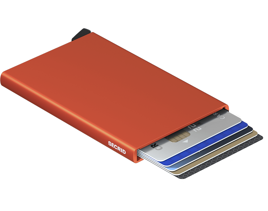 Kaarten In De Secrid Cardprotector oranje