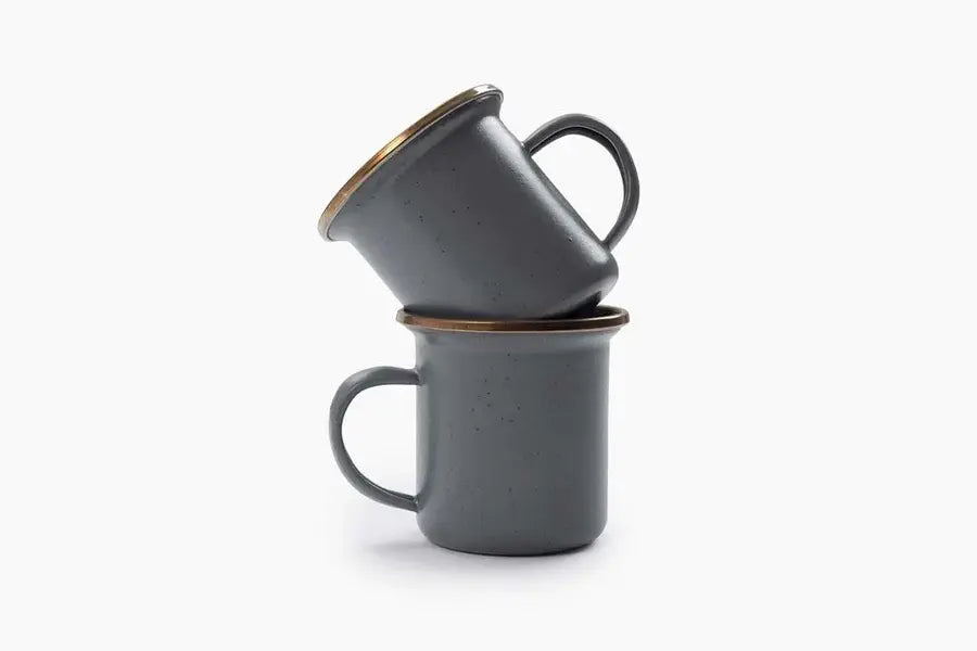 Cups Espresso slate grey (x2)