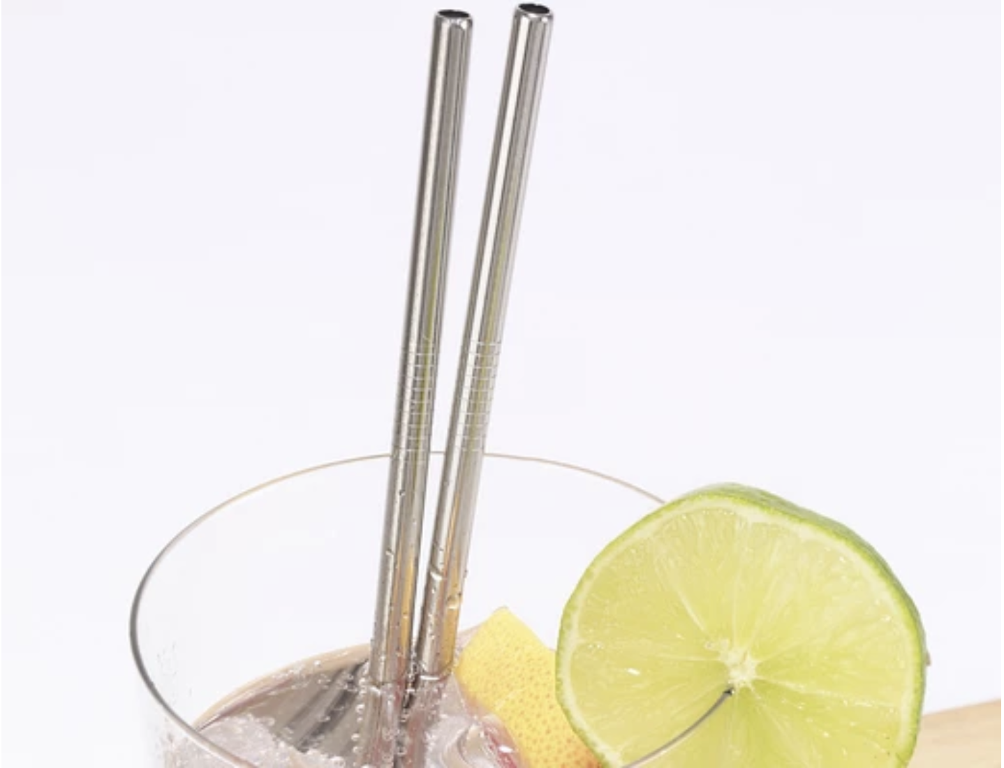 10 Straws Stainless Steel