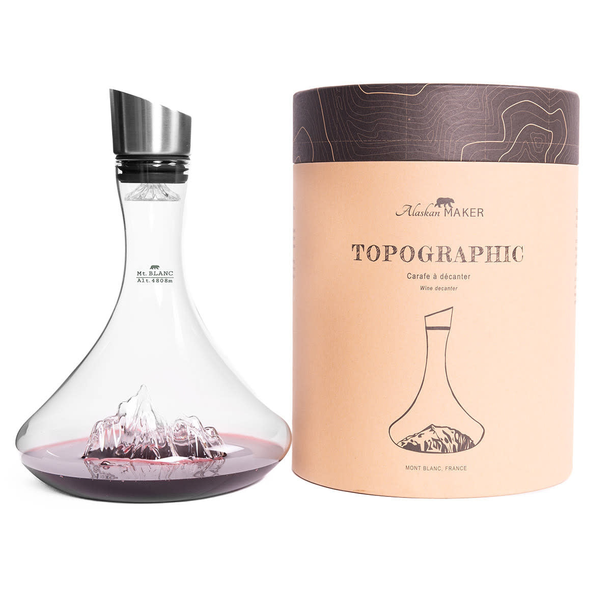 Carafe Mont-Blanc - Collection Topographic