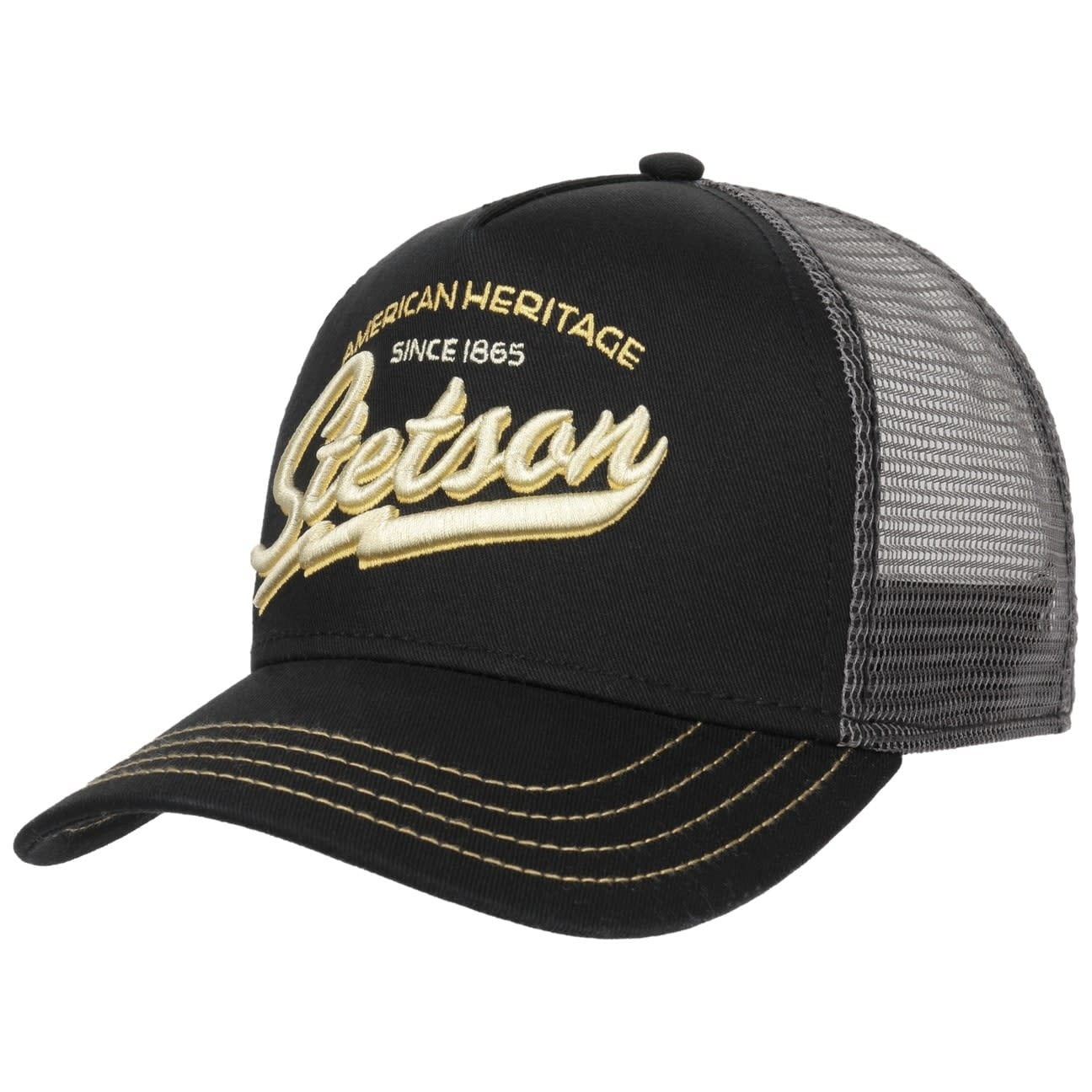 Trucker Cap - American Heritage Classic Black 