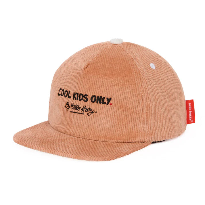 Cap Velvet Mini Nutty (light brown) for kids