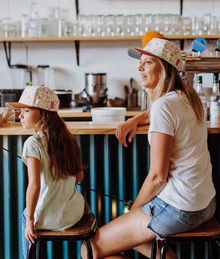 Casquette Mini dried flowers  "Cool Mums Only"