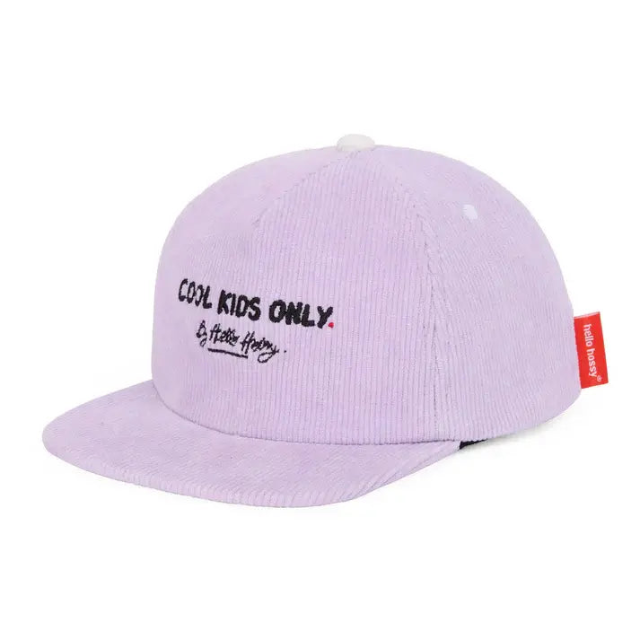 Cap Velvet Mini Plum (purple) for kids