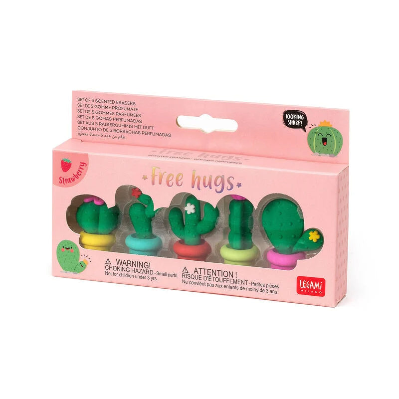 Free Hugs Shaped Eraser Set