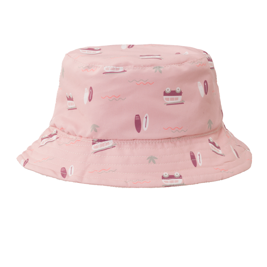 Surf Rose reversible UV hat 