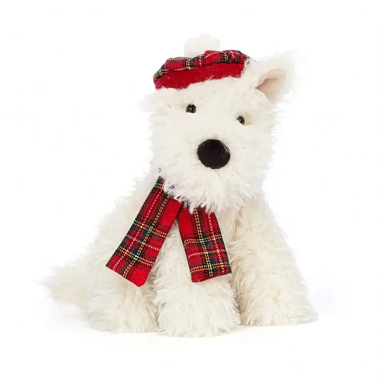 Peluche Chien en tenue écossaise Munro Scottie Dog
