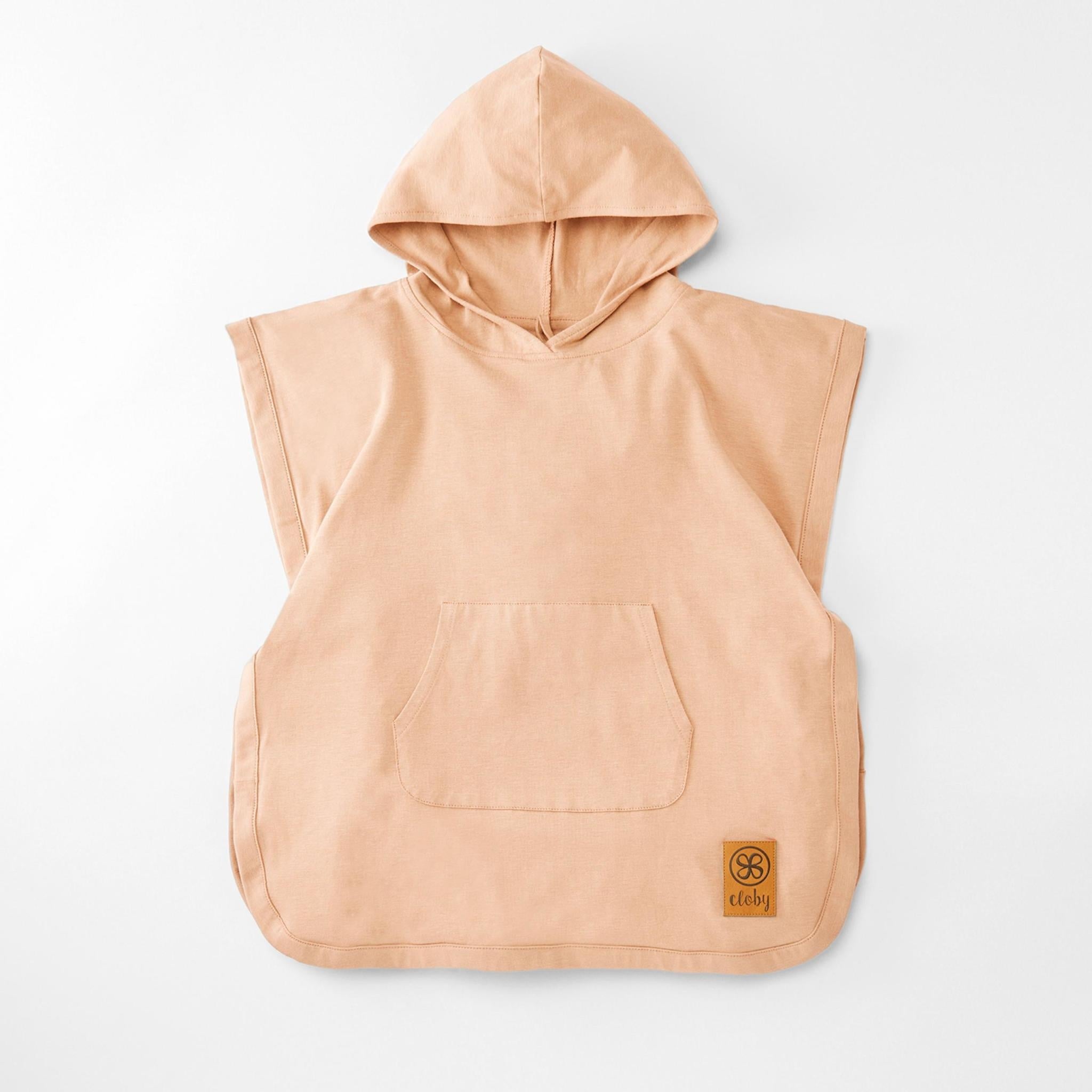 Peach line UV protection poncho