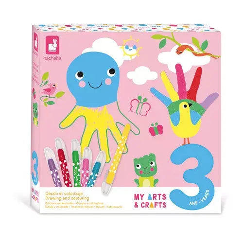 Coffret pour Apprendre à Dessiner - 3 ans